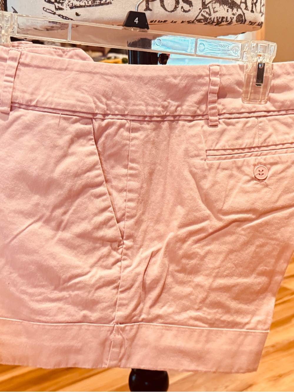 Avenue Light Pink Chino Bermuda Shorts